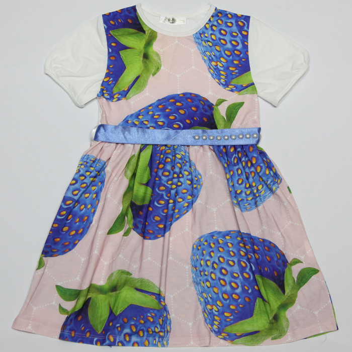 детское трикотажное платье для девочки