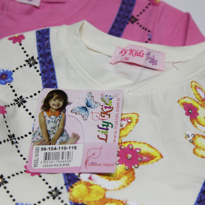 детское трикотажное платье для девочки